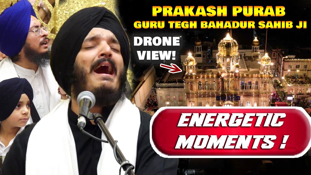 Sis Ganj Sahib Energetic Moments❤️ Bhai Jagjeet Singh Babiha (Prakash Purab Guru Tegh Bahadur Sahib)