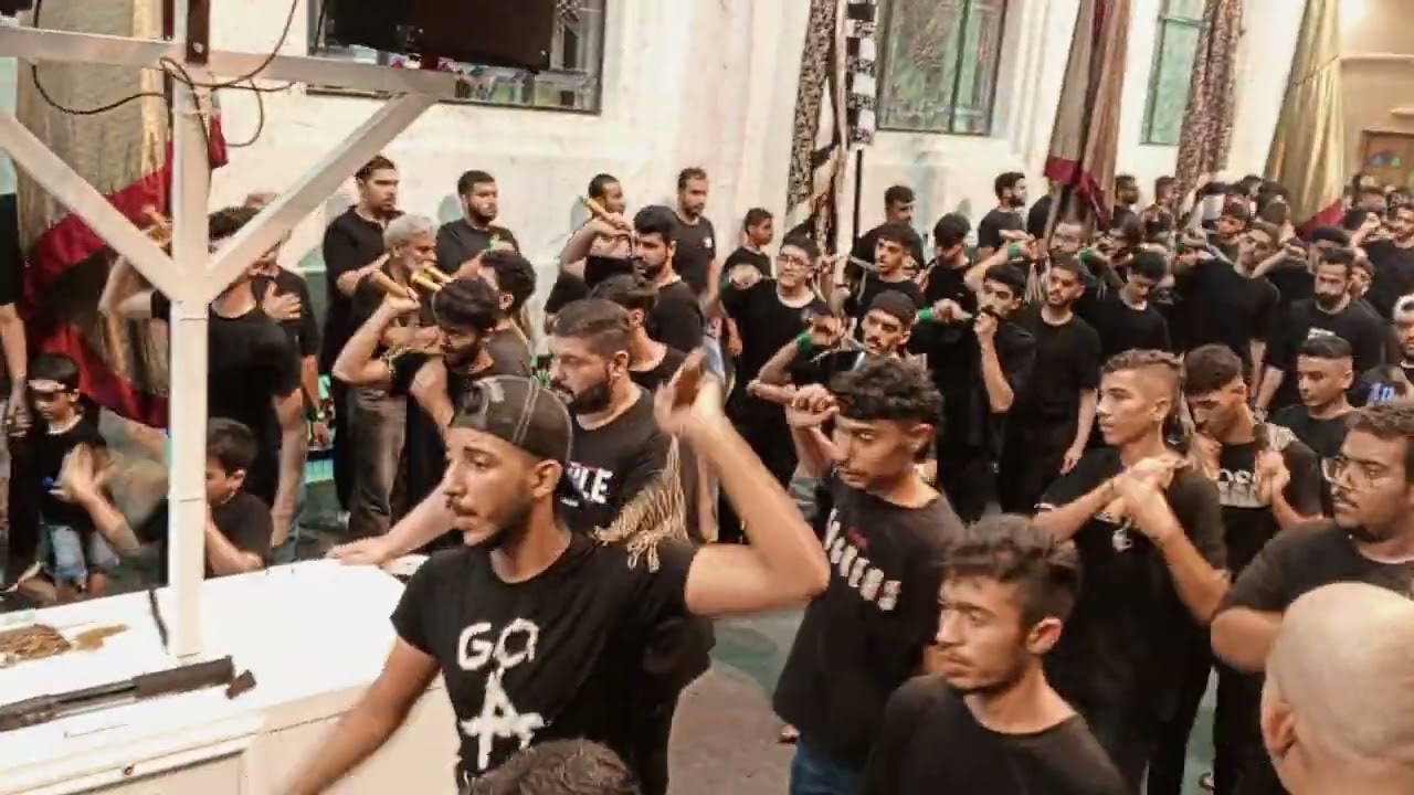 مرور موكب زنجيل ماتم الزينبية ليلة تاسع محرم/ المنامة