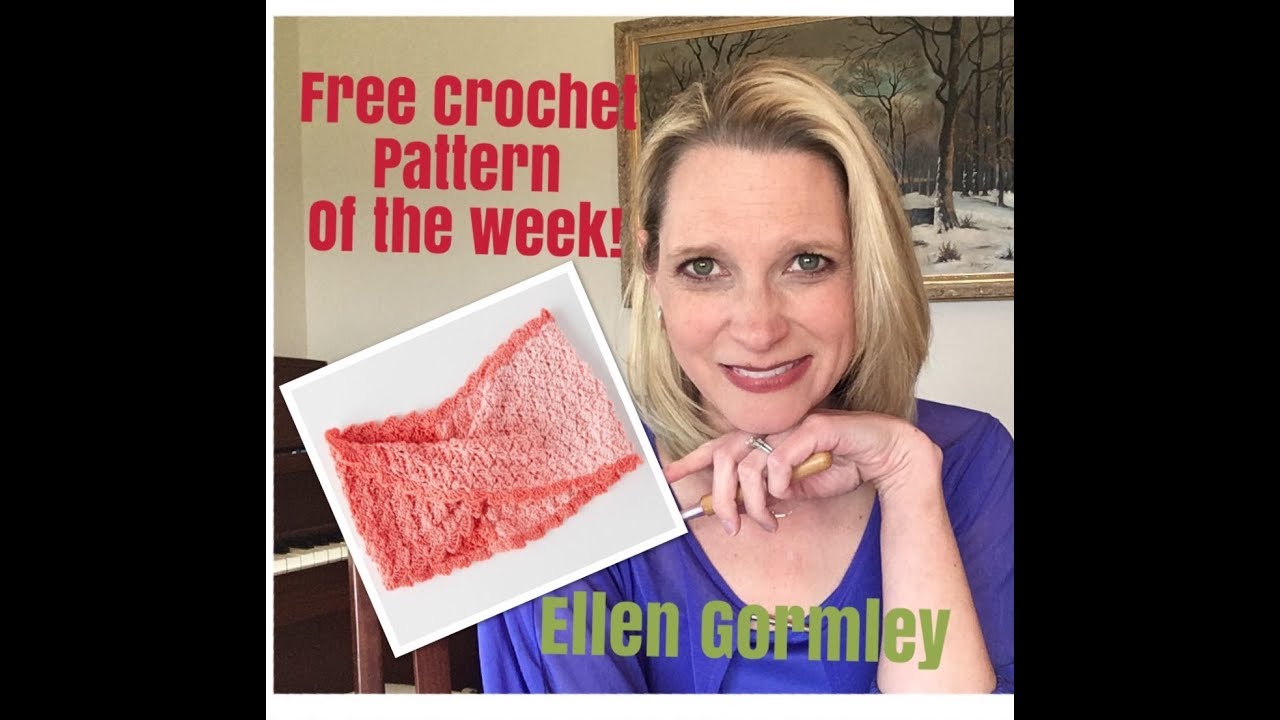 Free Crochet Pattern of the Week! Designed by Ellen Gormley