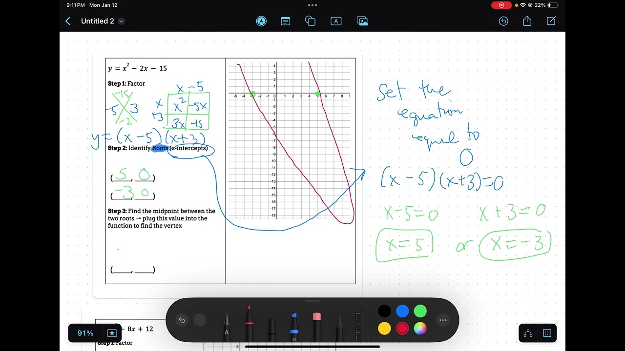 Unit 4 Lesson 7: Graph Quadratic Functions in Standard Form