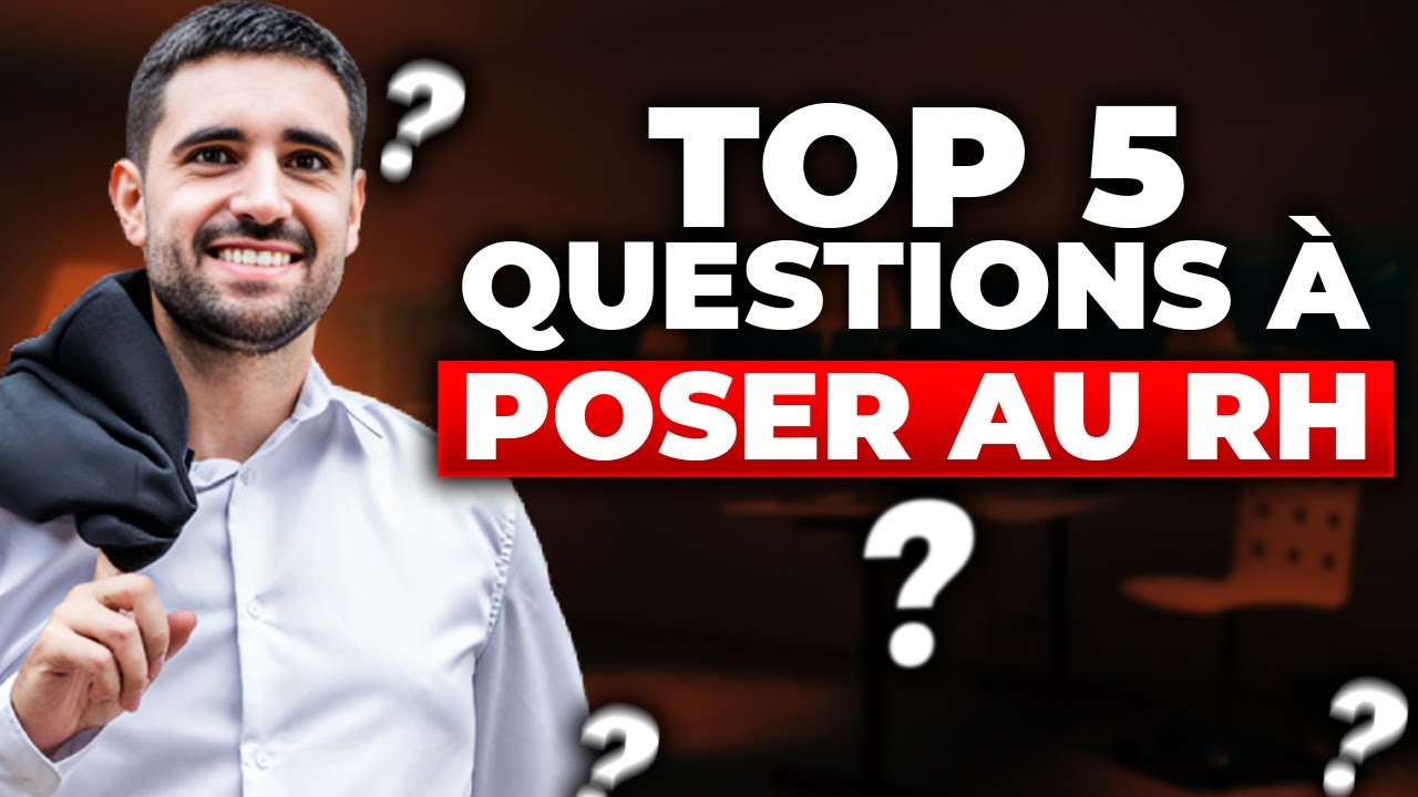 TOP 5 questions à poser à un RECRUTEUR en entretien d'embauche (et qui changent tout)