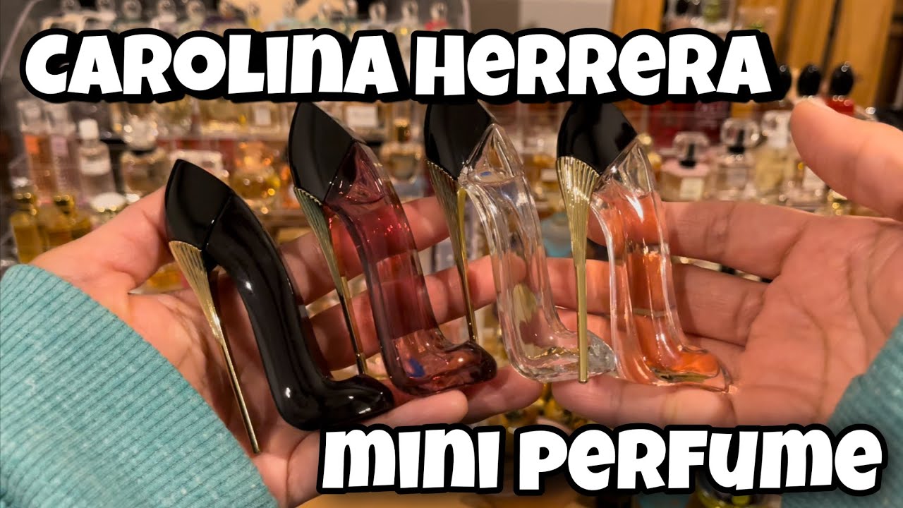 Carolina Herrera miniature perfume Good Girl | Very Good Girl | Glam | Legere | mini fragrance