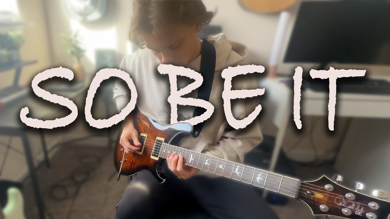 SO BE IT || Elevation Worship || Electric Guitar Cover