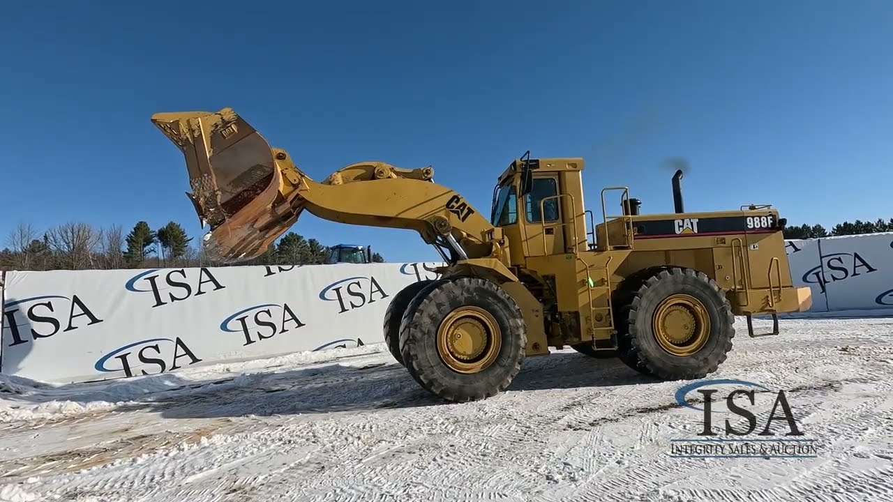 44538 - Caterpillar 988F Wheel Loader Will Be Sold At Auction!