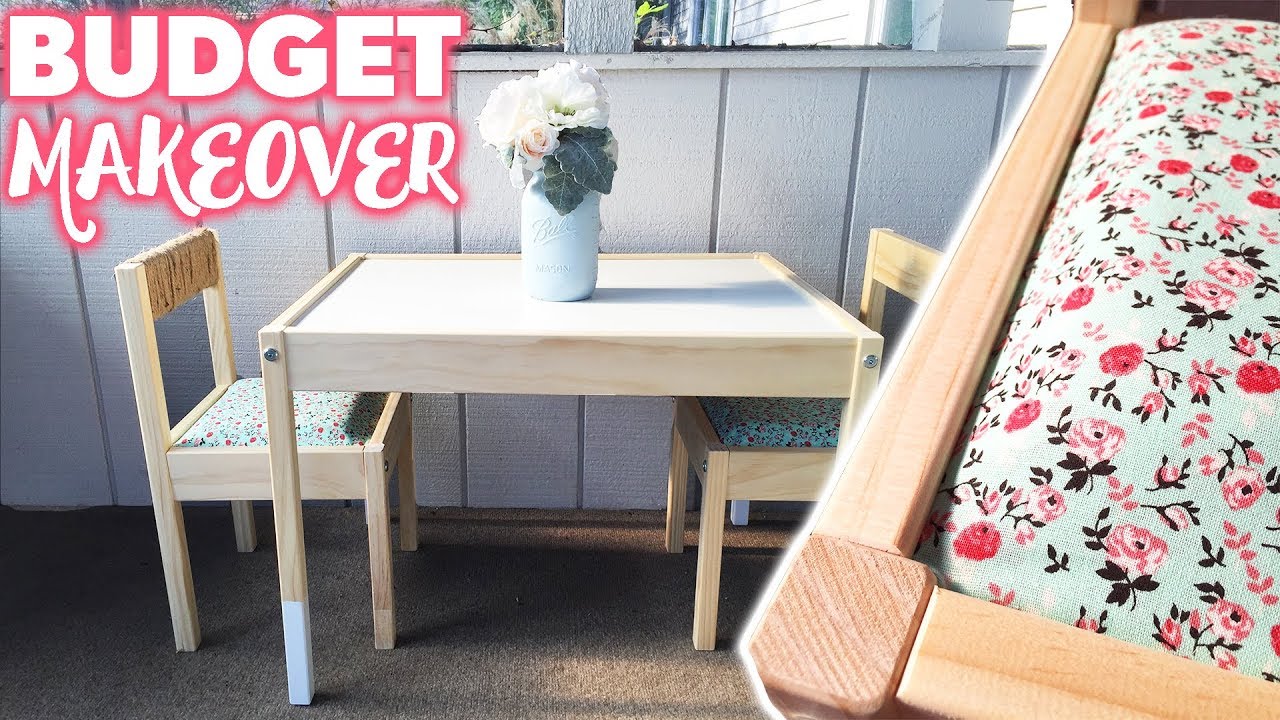IKEA HACK! | CUTE & EASY KIDS TABLE DIY