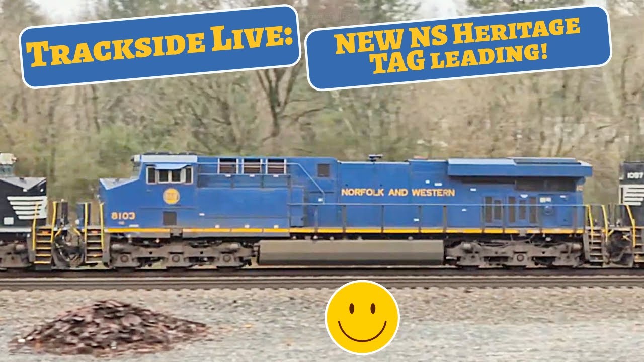 NS 8103 Norfolk & Western Heritage Locomotive #railfans
