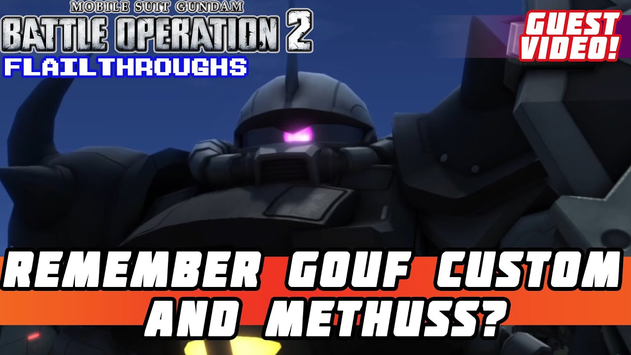 Gundam Battle Operation 2 Guest Video: Let's Do A Wellness Check On The 500 Cost Gouf Custom!