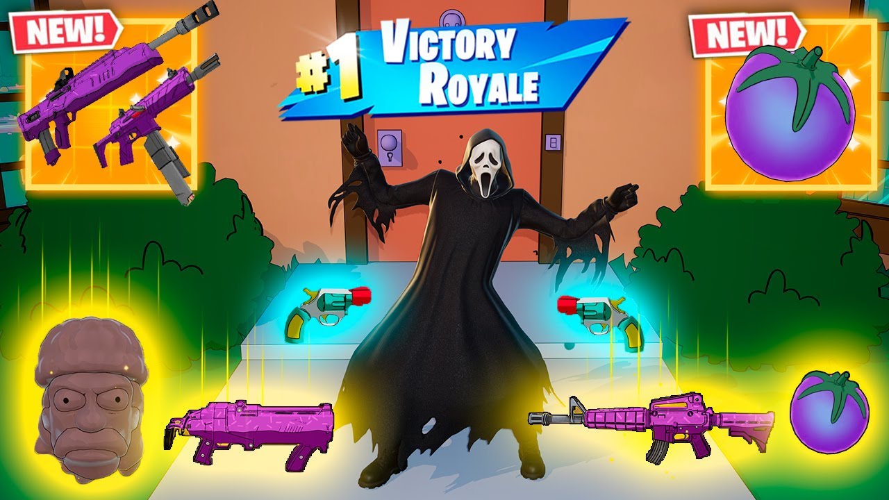 GHOSTFACE vs NEW MYTHIC'S CHALLENGE (NEW!! Fortnite Chapter 6 The Simpsons)
