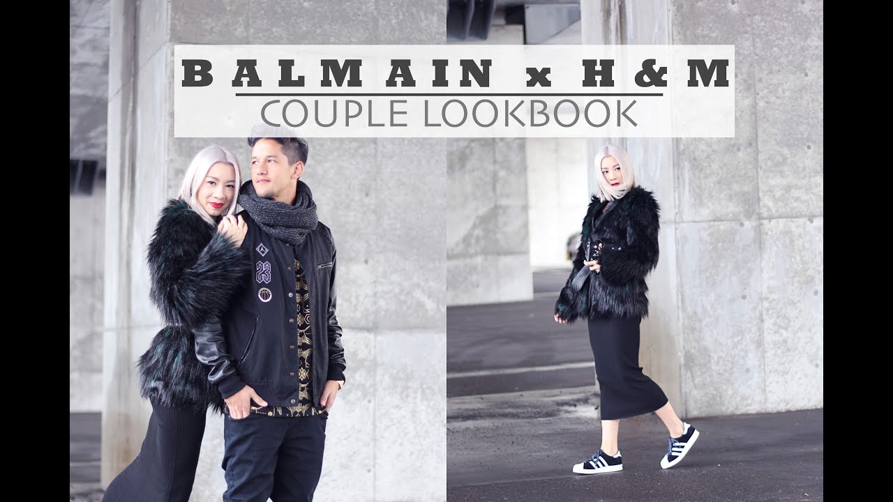 BALMAIN x H&M COUPLE LOOKBOOK