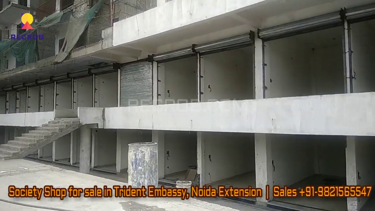 Society Shop For Sale in Trident Embassy Noida Extension | ☎ +91-7861008808 | Actual Video