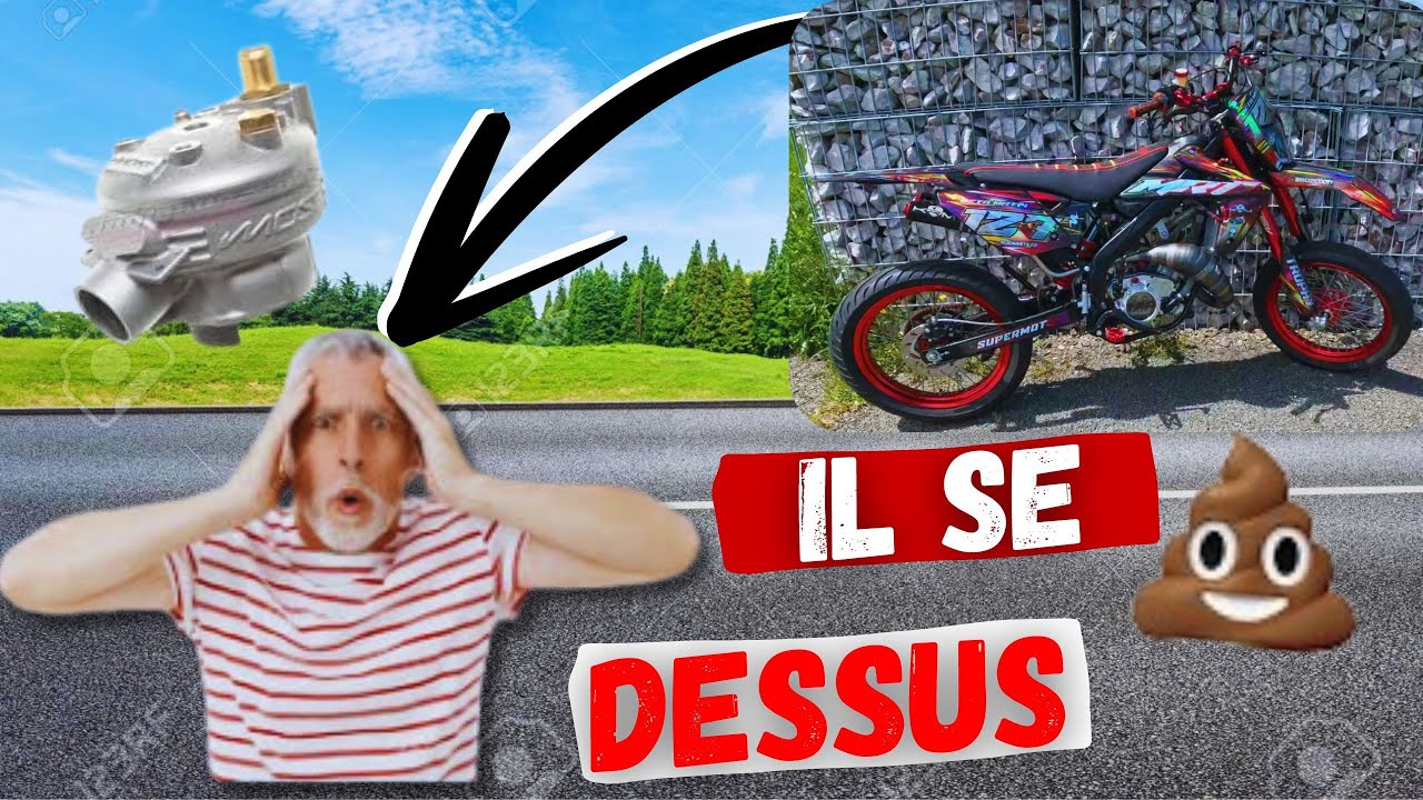 Mon père teste ma 50cc gonflée à block !! 🤯 (Il est choqué de la puissance 🤣)