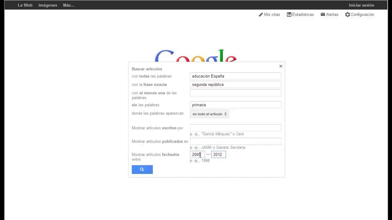 C&oacute;mo funciona Google Acad&eacute;mico