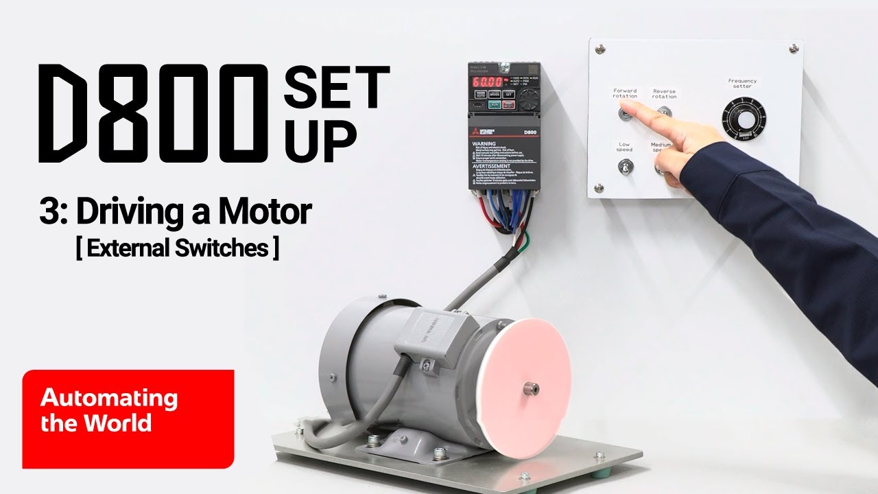 D800 Set Up — 3: Driving a Motor [External Switches]