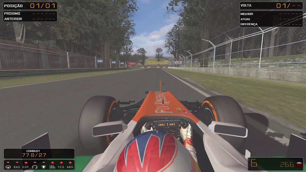 GTR2 mod F1 2012-2013 update 1.1 - Forceindia in Essington track