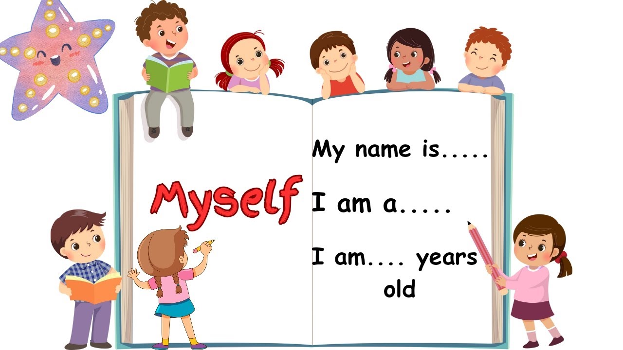 Myself | Self Introduction for Kids | Self Introduction in English @paxberrytv