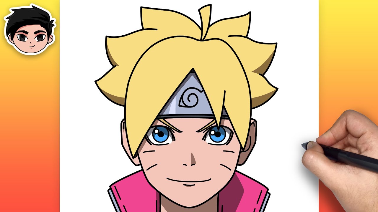 How To Draw BORUTO UZUMAKI | Boruto - Step By Step Easy For Beginners