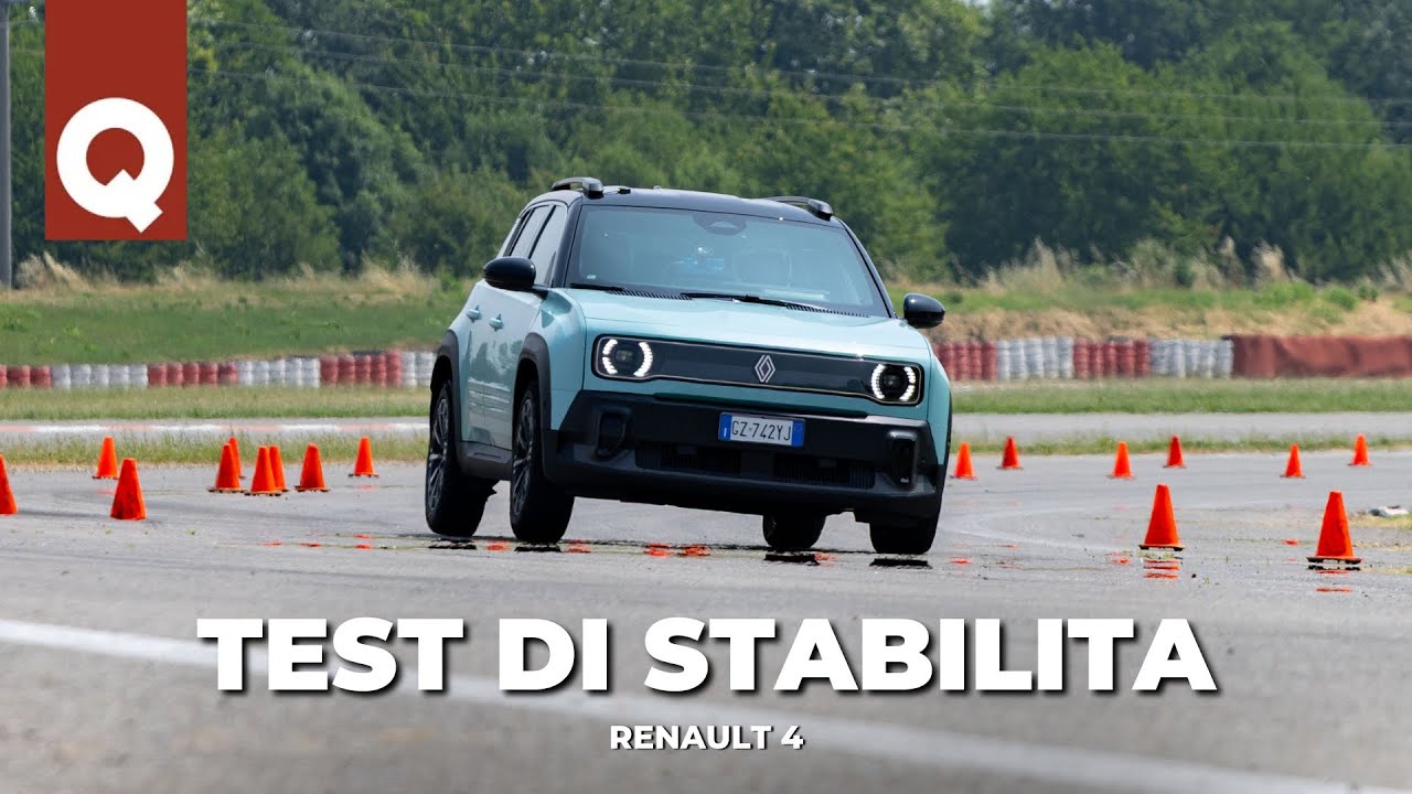 Nuova Renault 4: la PROVA DI STABILIT&Agrave;