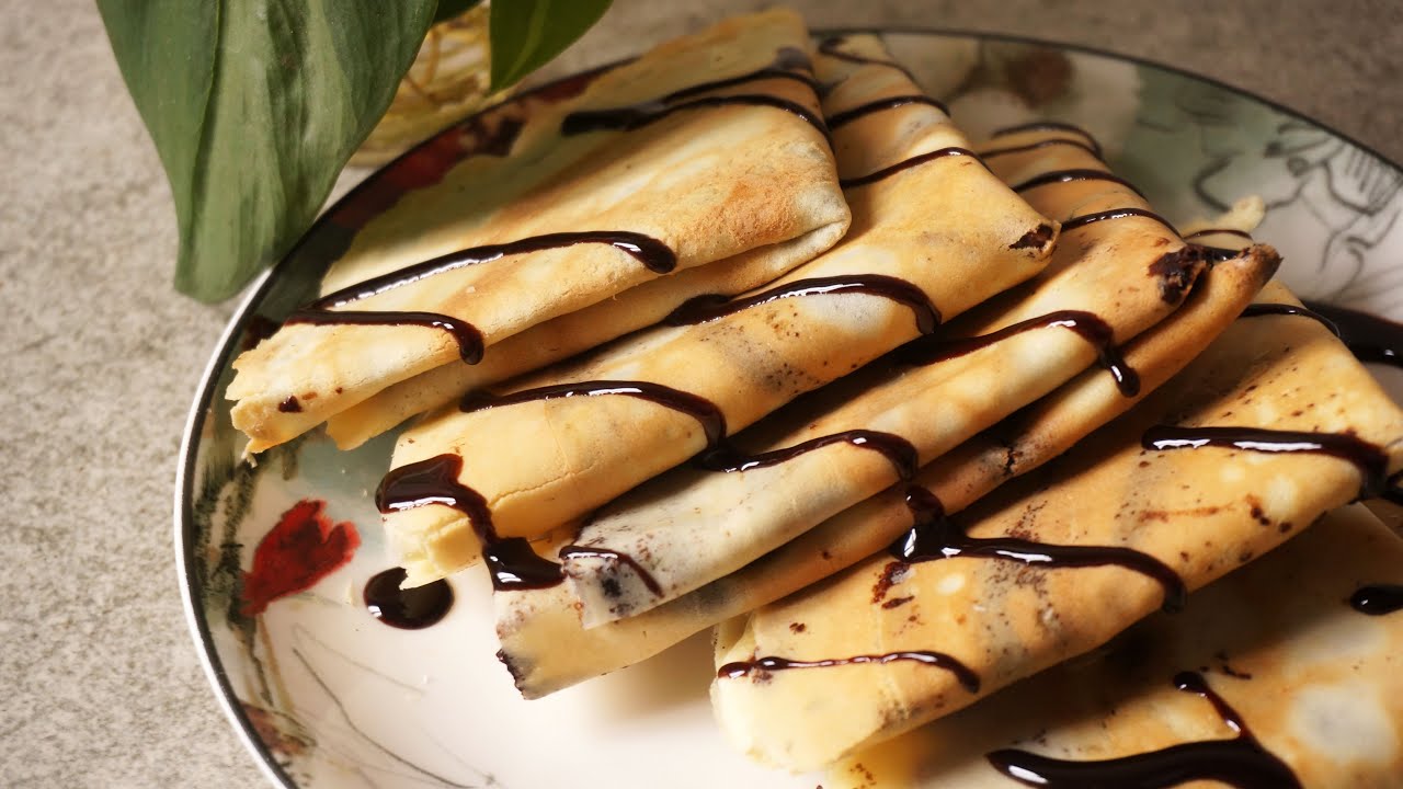 My Husband Love This Easy Snack - Crispy Crepes Recipe