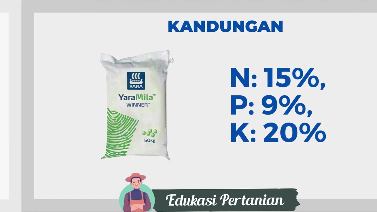 Dosis & Fungsi Pupuk YARA MILA WINNER