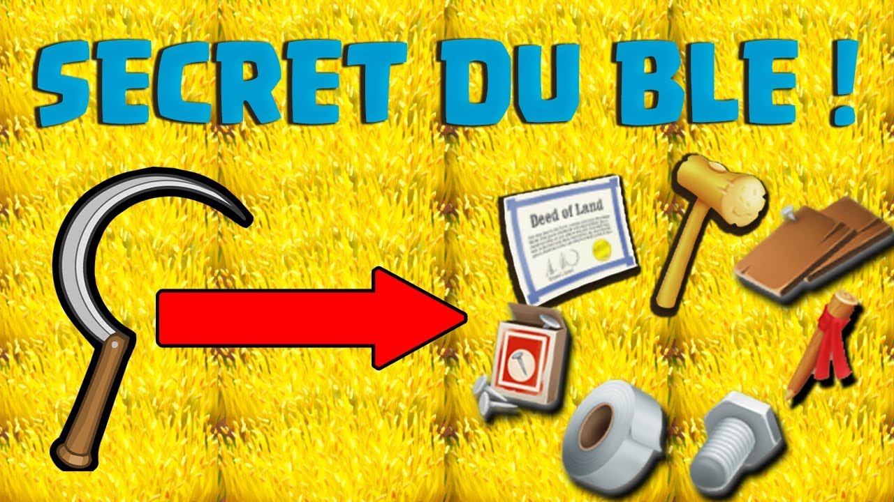 Comment avoir beaucoup d'objets avec le blé (facilement) ! Hay Day