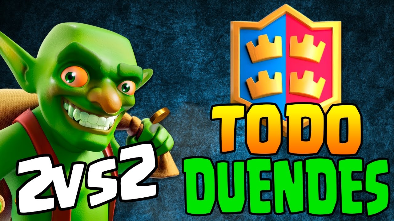 TROLLEANDO en CLASH ROYALE 2vs2 | TODO DUENDES!! | Batalla de Clanes