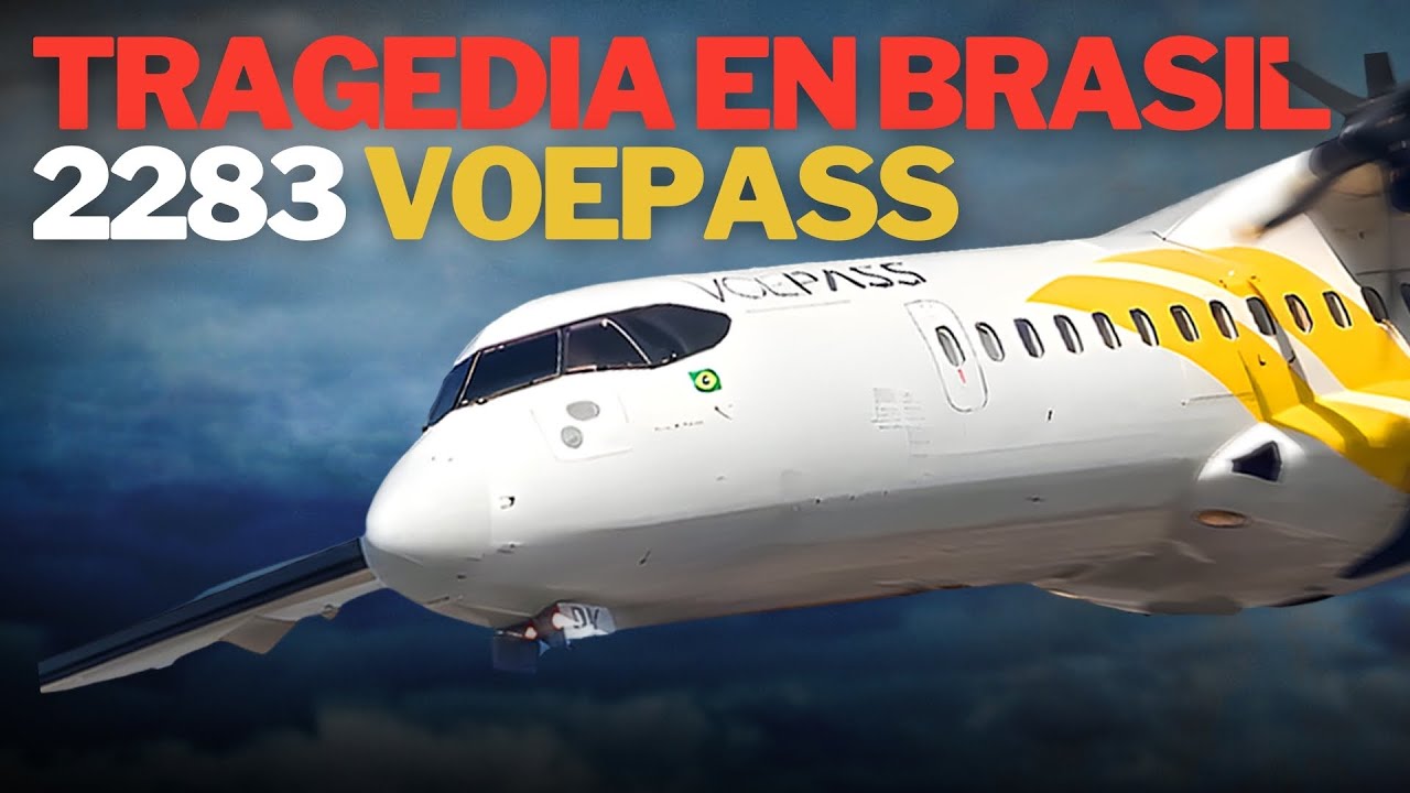 ATR 72 en barrena: La impactante caída del vuelo 2283 de VOEPASS en Brasil