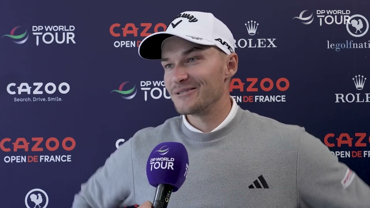 Rasmus Hojgaard &middot; Round 1 &middot; Interview &middot; 2023 Cazoo Open de France &middot; DP World Tour