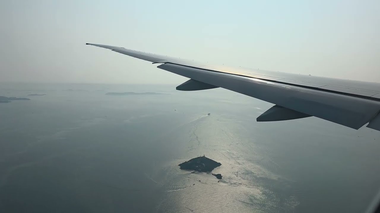 Korean Air(KE074) B777-300ER Landing at Seoul-Incheon Int' Airport(ICN)