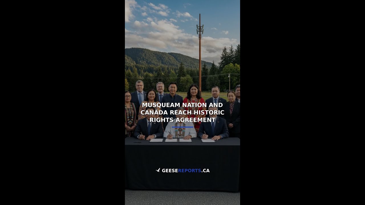 Musqueam Nation and Canada reach historic rights agreement