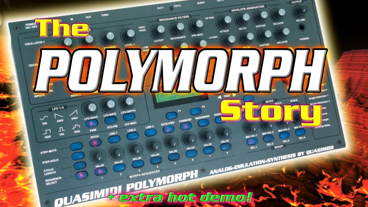 The true story of the QUASIMIDI POLYMORPH! - [Synthesizer History!]