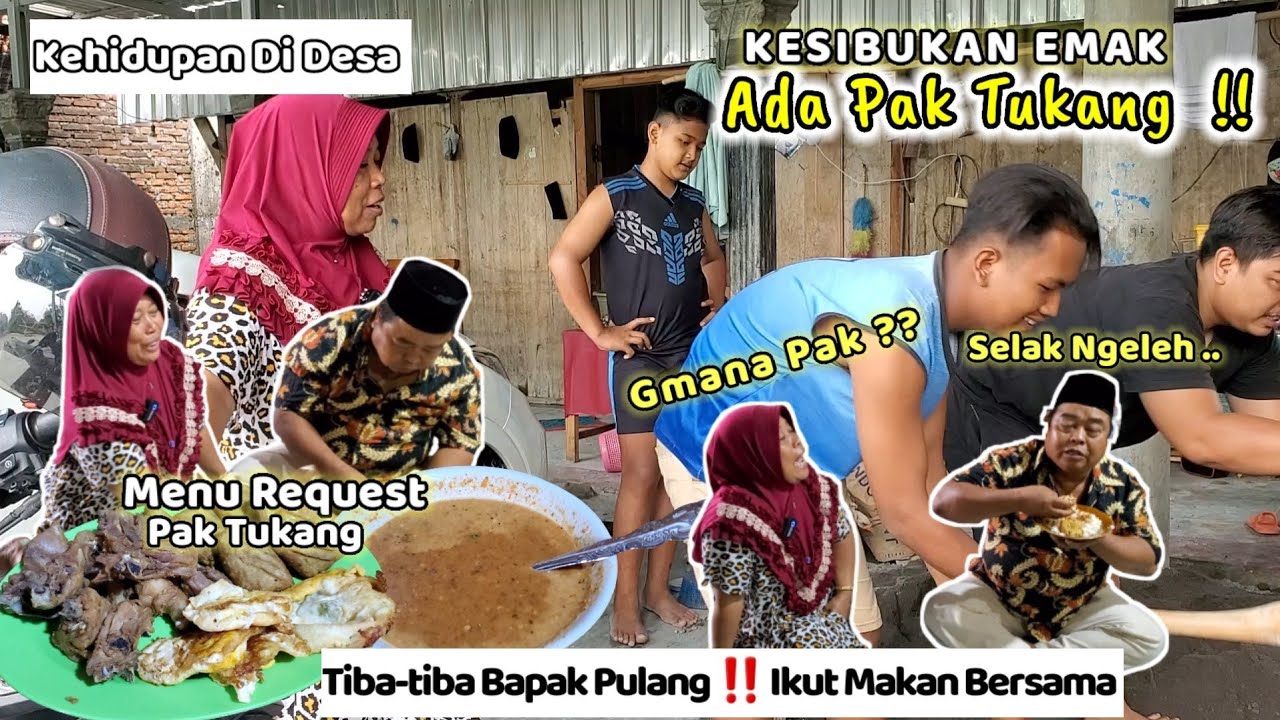 Kesibukan @emakxl601 ‼️ Ada Pak Tukang Kerja