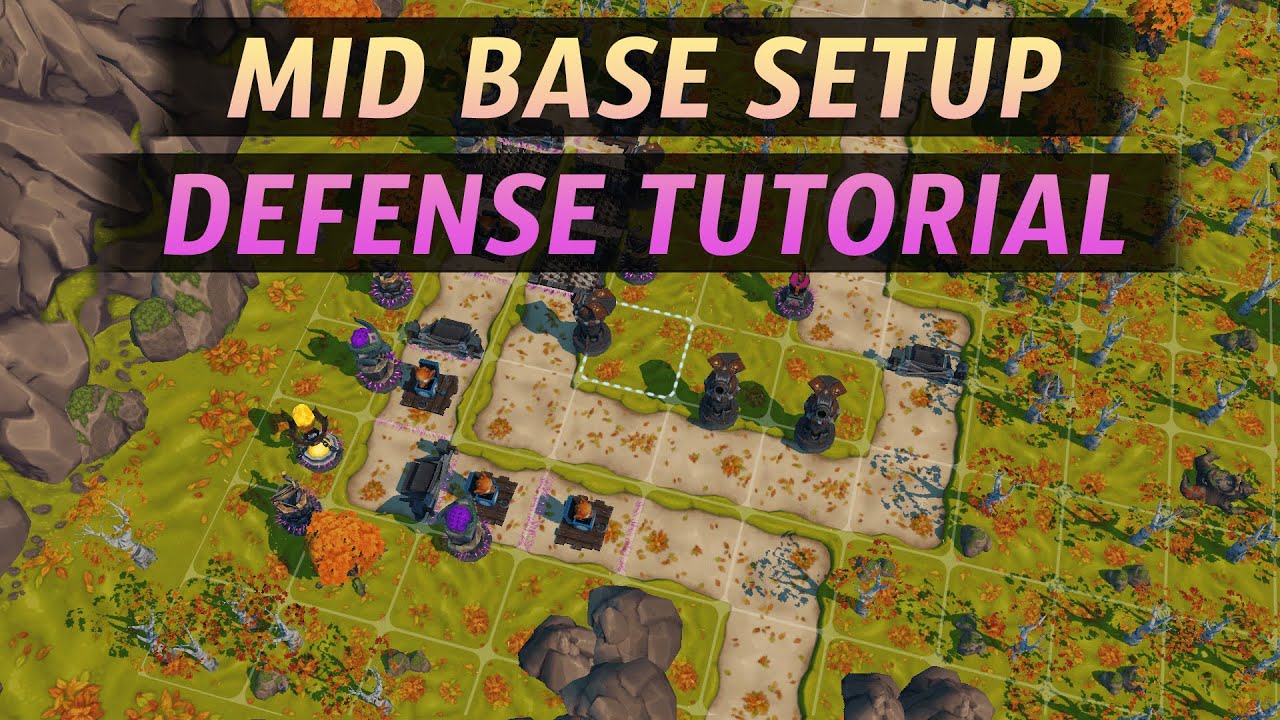 Royal Revolt 2 - Mid Base Setup Defense Tutorial