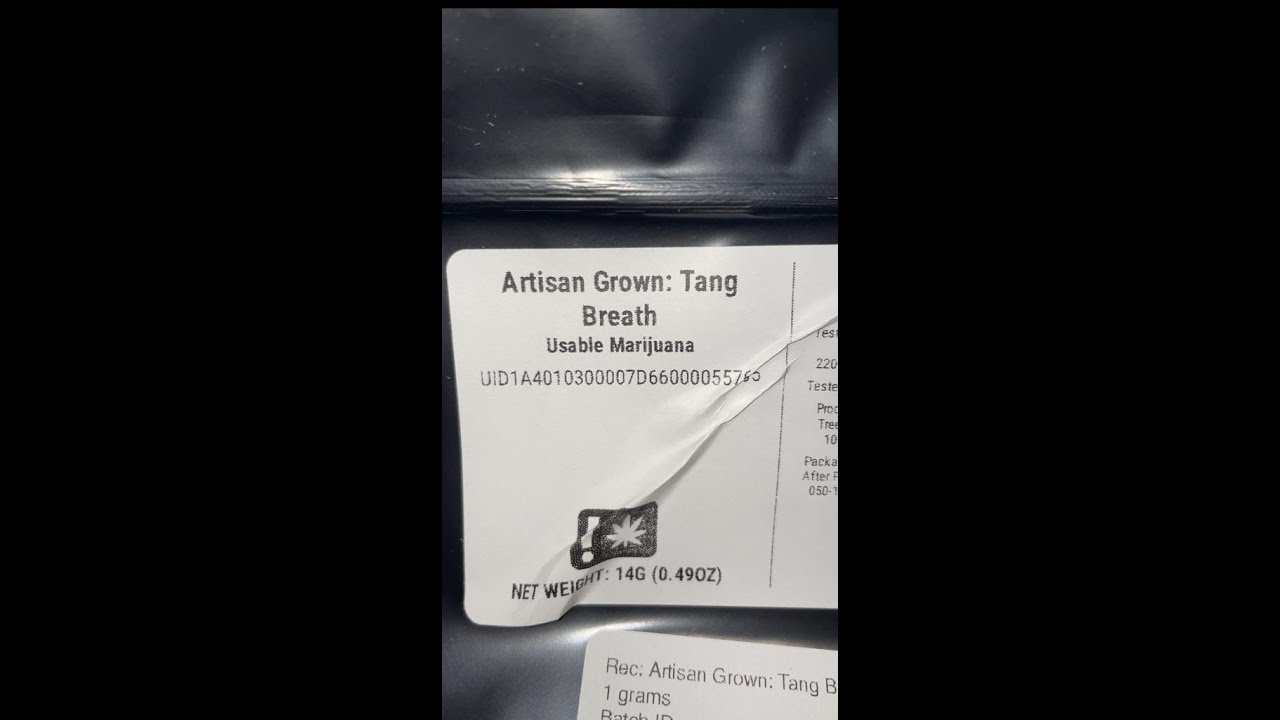 Artisan Grown Tang Breath Strain THC 22%