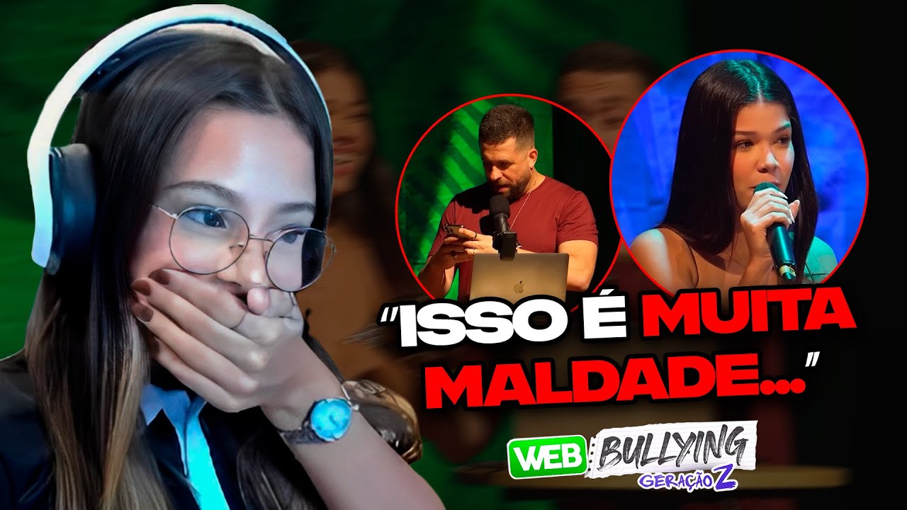 REACT DA GICANTO:  WEBBULLYING COM A GERAÇÃO Z - TILIA | GIOVANA ROUBOU A LIVE!