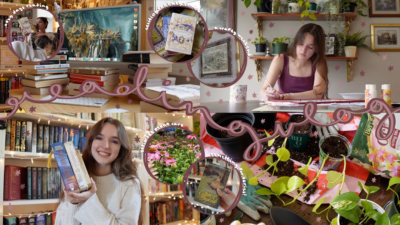 READING VLOG | my favorite hobbies, my favorite series, a cozy weekend🌷