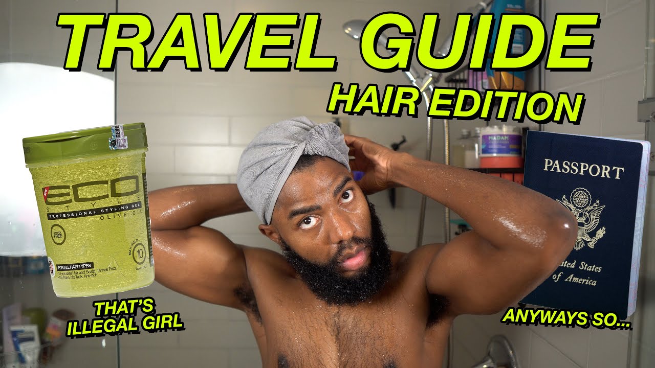 SNEAKING 32 OZ ECO STYLER THROUGH TSA?...(natural hair travel guide 2022) | WILLONAWHIM