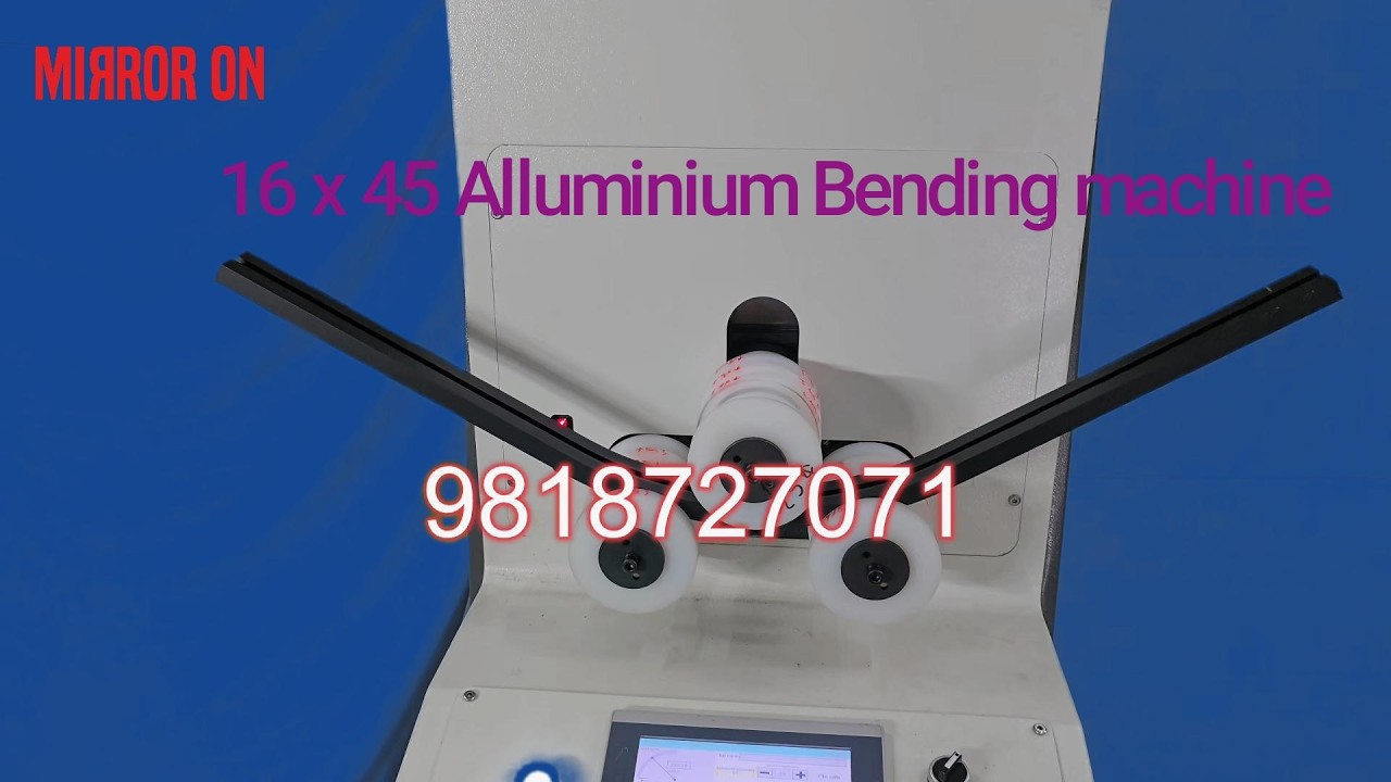 16x45 Aluminum Slim Profile Bending Machine || Automatic 16 x 45 Aluminum Profile Bending Machine