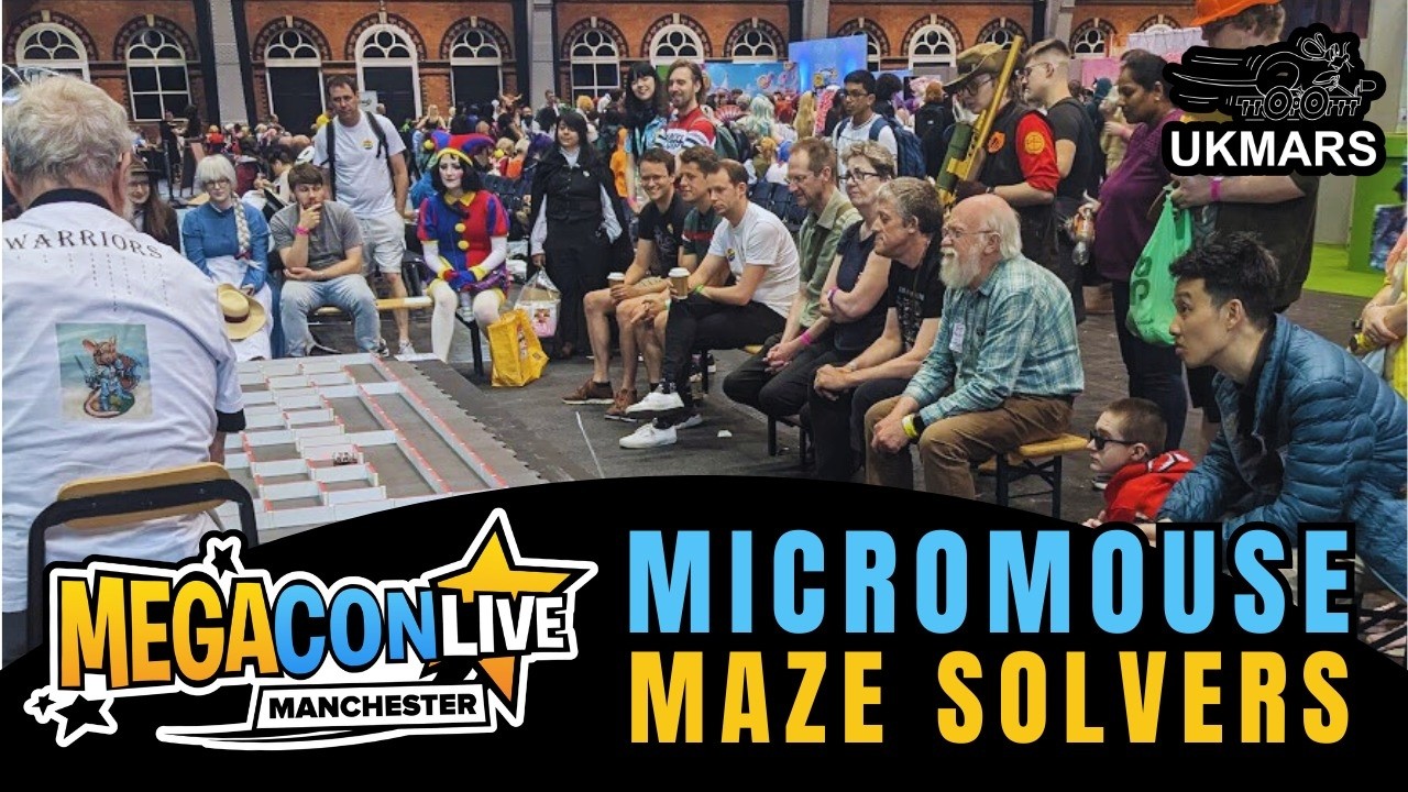 Micromouse Contest at Megacon Manchester 2024: Fastest and the slowest Maze-Solving Robots!