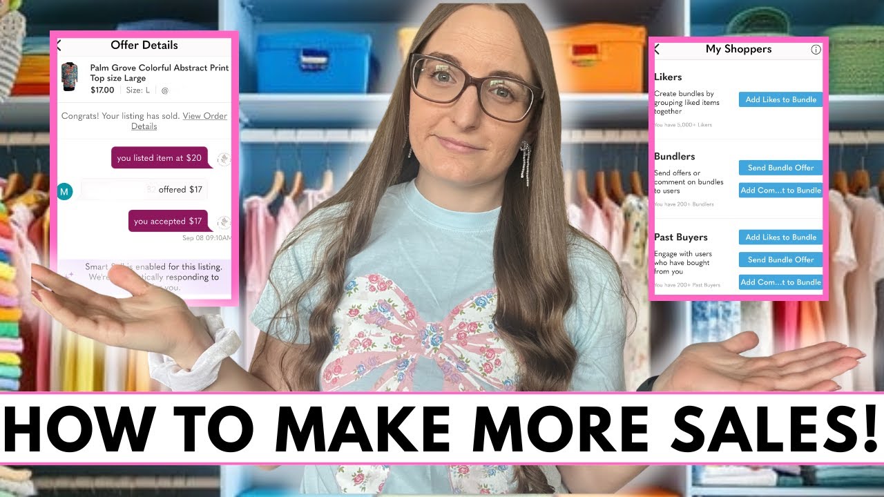 5 DAILY Tasks to Make DAILY Sales on POSHMARK!