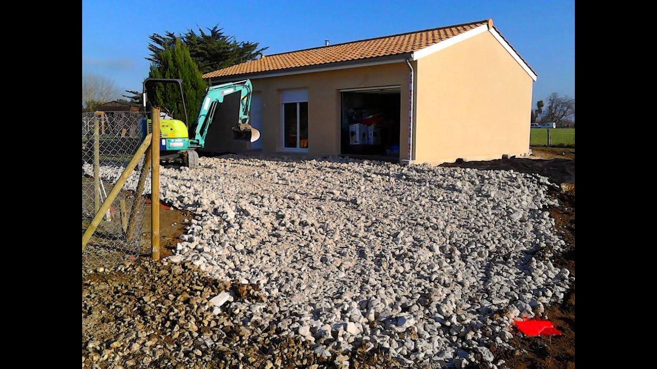 création d'un accés calcaire maison à Camiran (33)
