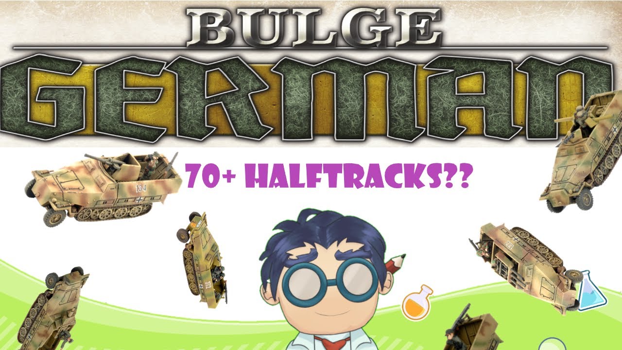 Bulge German Flames of War Review: Armored Halftracks
