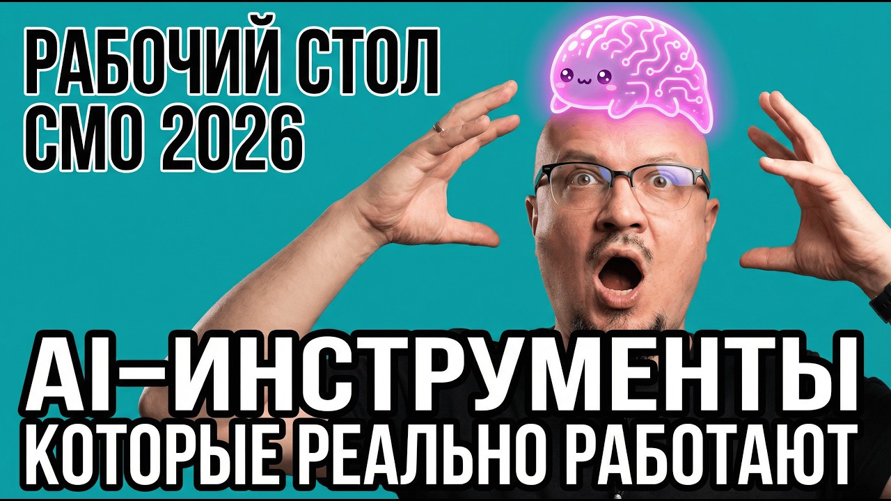 Как AI меняет маркетинг в 2026: рабочий стол маркетолога