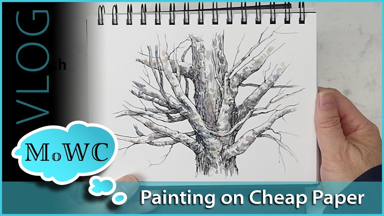 My Best Tips for Painting on Cheaper Watercolor Papers – Vlog
