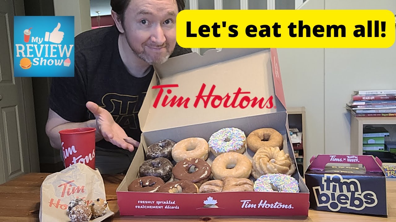 Celebrating 400 Subscribers by eating all the donuts at Tim Horton's!