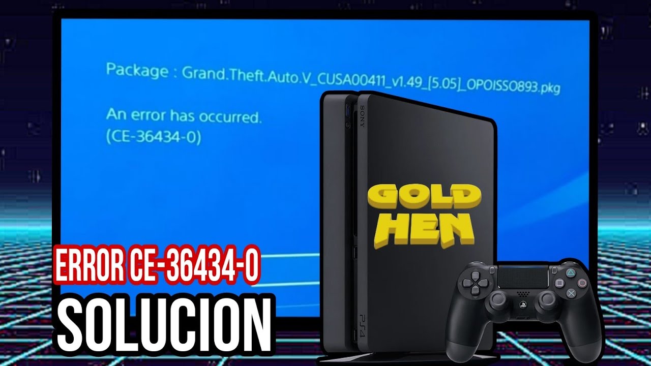 ❌ ¡BASTA del Error CE-36434-0! | ELIMINA este Problema de PS4 - TUTORIAL 🔥