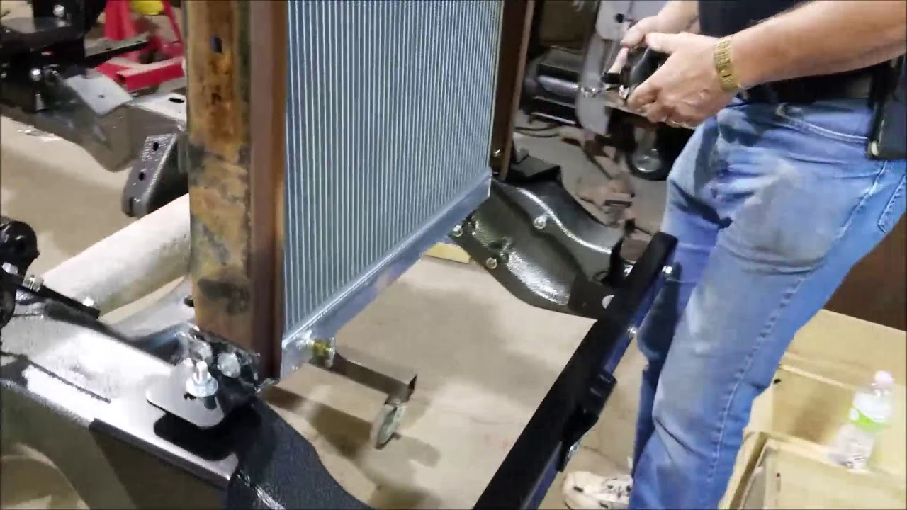 Using a stock style radiator with a 1947-1954 Code 504 Kit