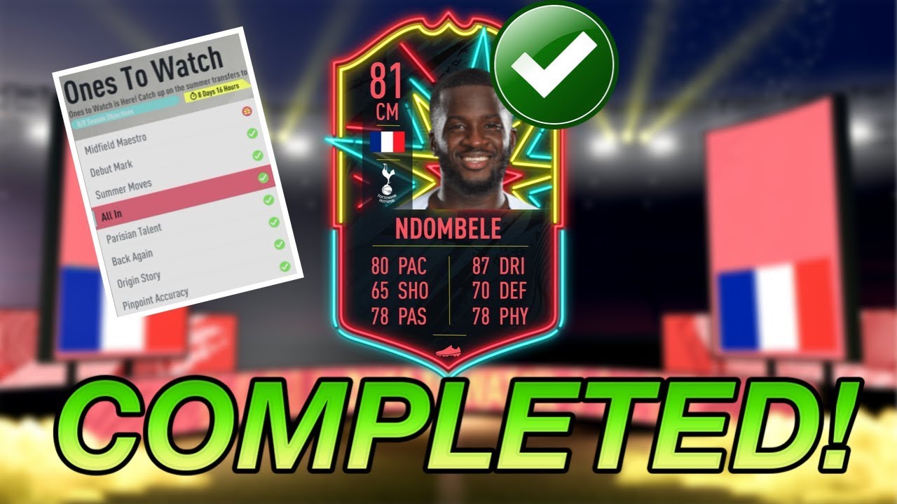 HOW TO QUICKLY COMPLETE THE OTW NDOMBELE OBJECTIVES! FIFA 20 Ultimate Team