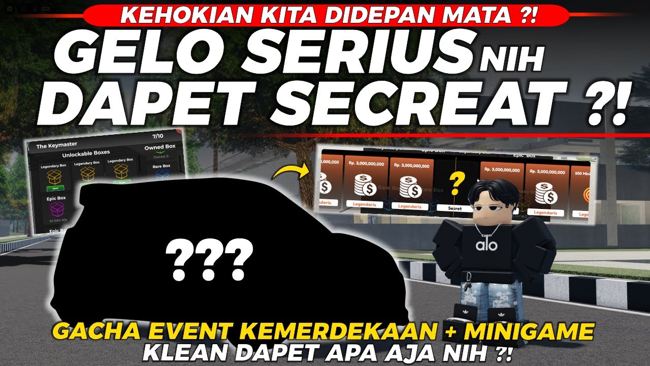 Aku Gacha 4x Legendary Box Event Kemerdekaan + 1000 Point Minigame Dapet Apa Ya?! - Roblox CDID V2.2