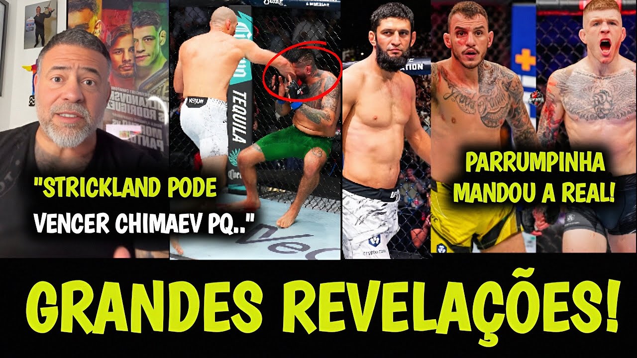 🚨Parrumpinha MANDA A REAL sobre Strickland x Chimaev, SOBRE LUTA de Moicano, Charles Oliveira e MAIS