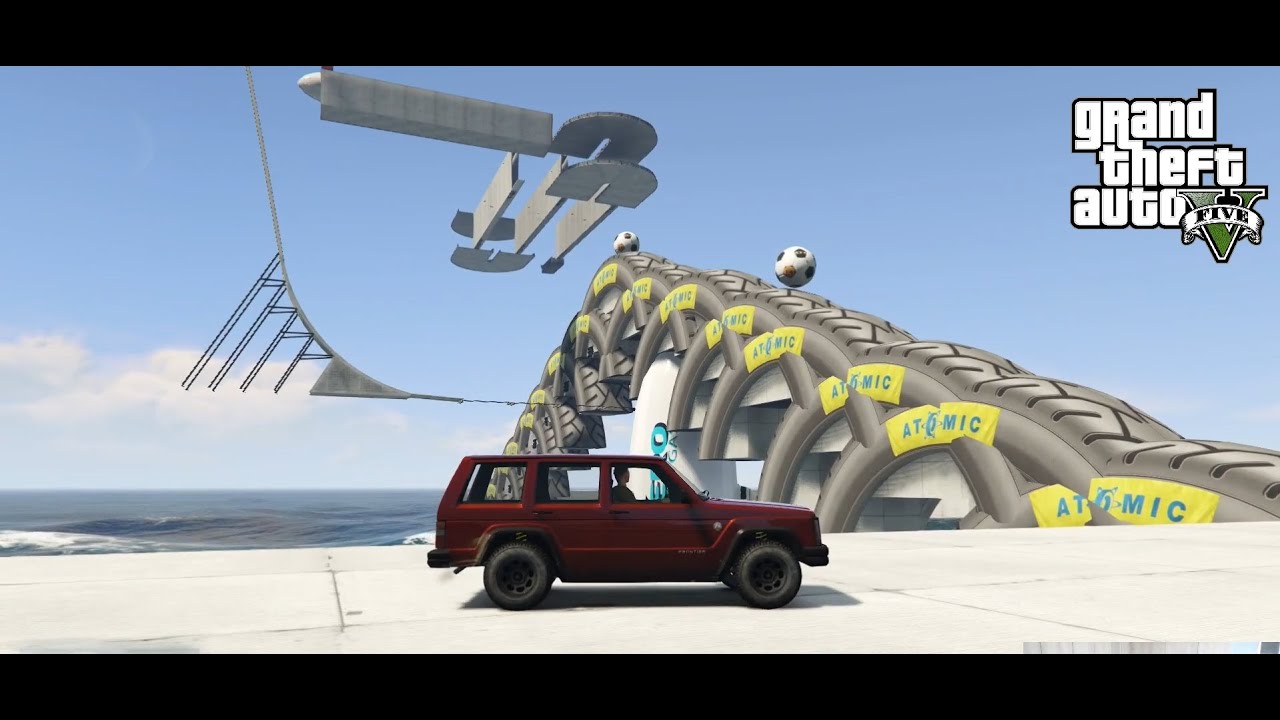 GTA 5 Cherokee parkour with frontier 